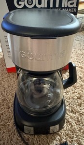 Gourmia Programmable Coffee Maker 5-Cup, Open Box Condition, Used Once, Clean