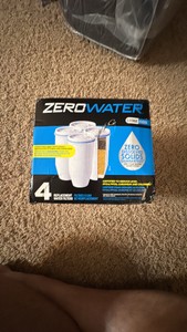 Zero Water Advanced Filtration 5-Stage System Filters, Box Says 4-Pack But There are Only 3 in the Box, Compatible With Legacy Zerowater Pitchers and Dispensers
