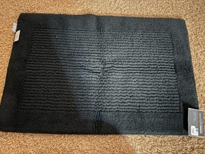 Madison Park Signature Bath Rug 20 x 30 Black, Soft
