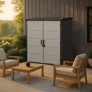 Suncast 6' x 4' Vertical Storage Shed 106 CU/FT - assembly required - Retail $590