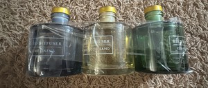Reed Diffuser Set, 3 Bottles With Different Scents, Blue Linens, Driftwood Sand and Islant Citrus, Reeds Not Included (Theyre Easy to Find or Maybe Yoh Already Have Some)
