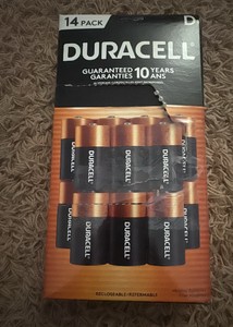 14-Pack of Duracell D Batteries, Excellent Quality, Damaged Packaging But Batteries are Perfect