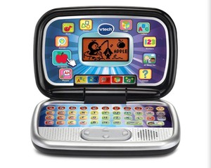 VTech Play Smart Preschool Laptop, Black, in original Box, Box Has Slight Damage