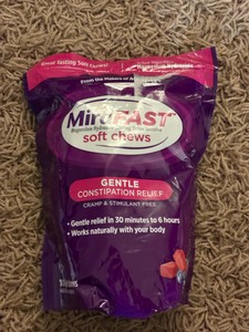 MiraFast Soft Chews Laxative 100 Soft Chews Mixed Berry Flavor