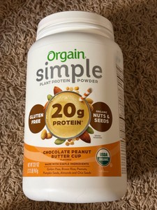 Orfain Simple Protein Powder, Chocolate Peanut Butter Cup Flavor, Sealed New
