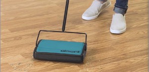 Bissell Easy Sweep Compact Carpet & Floor Sweeper, 2484A, Teal Color, New Unused