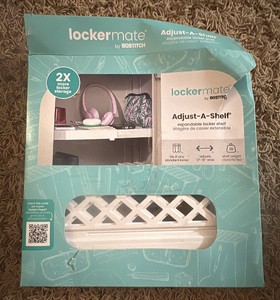 Lockermate Adjust-a-Shelf locker Shelf Customizable, Box Damaged But Product Works