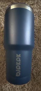 Stainless Steel Navy Blue Coffee Mug, Durable Construction