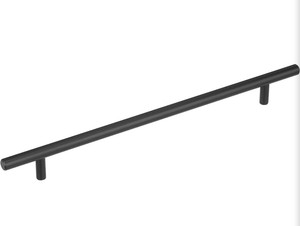 10-116 Bar Pulls Matte Black Drawer Pull10-116 inch (256mm) Center-to-Center Mounting Distance and 13-14 Overall Length, Durable Carbon Steel Cabinet Hardware