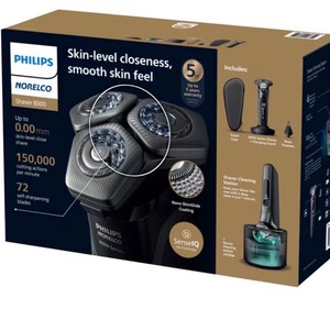 Philips Norelco Shaver 8000, Electric Shaver, Wet & Dry, with SenseIQ