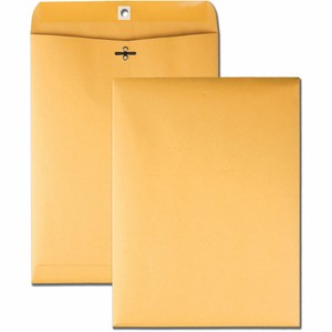 Quality Park 9x12 brown clasp envelope - 100 count