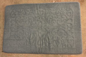 Soft Bathroom RugMat, Thicker Sorh soft Feel, Blue 3 feet x 2 feet