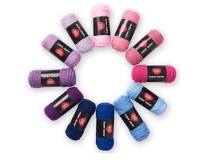 Red Heart Super Craft Kit Gradients, Yarn for Crocheting and Knitting#4 Medium Worsted Weight 100% Acrylic Yarn Kit for Amigurumi Projects, 12 Colors, 93 yards, 50g1.7oz