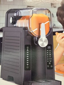 Slushie Machine No Ice Needed, 70 ounce vessel 8 servings per batch keeps drink cold 12 hours