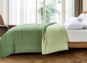Royal Luxe Deep Sleep Luxury Down Alternative Comforter FullQueen Size GreenOlive new