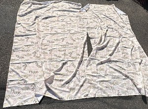 Two Christmas Holiday Themed Table Clothes About 100 x 55