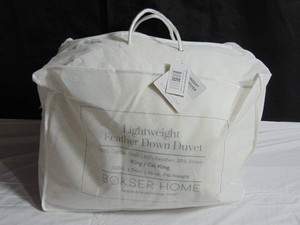 Feather & Down Duvet Comforter Insert - KingCal King - Lightweight  BOKSER HOME