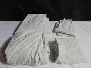 100% French Linen Sheet Set - King - Pebble Heather  BOKSER HOME
