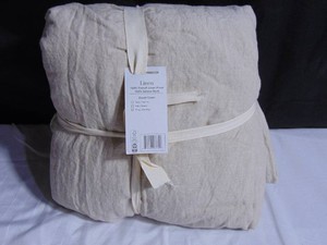French Linen and Cotton Duvet Cover & Sham Set - KingCal King - Putty Heather  BOKSER HOME