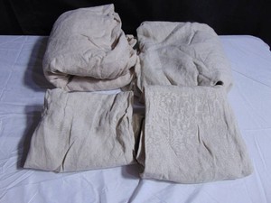 100% French Linen Sheet Set - Cal King - Putty Heather  BOKSER HOME