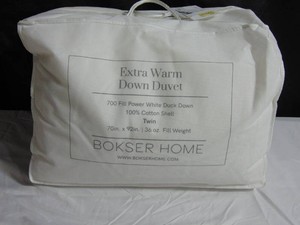 Bokser Home Extra Warm 700 Fill Power Luxury White Duck Down Duvet Comforter Insert (TwinTwin XL, Heavyweight)