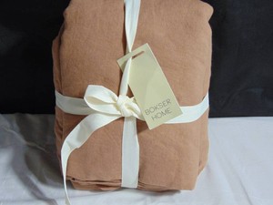 100% French Linen Sheet Set - Queen - Clay  BOKSER HOME