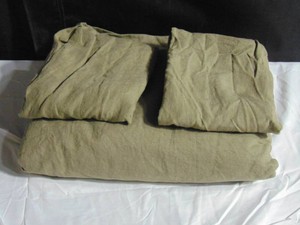 French Linen and Cotton Duvet Cover & Sham Set - KingCal King - Moss  BOKSER HOME