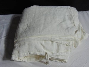 100% French Linen Duvet Cover - KingCal King - Cream  BOKSER HOME
