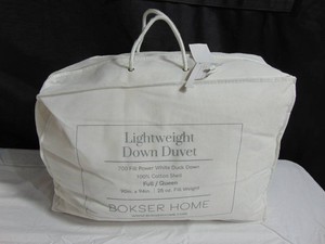 Lightweight 700 Fill Power Luxury White Duck Down Duvet Comforter Insert - FullQueen  BOKSER HOME