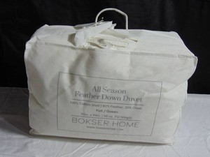 Feather & Down Duvet Comforter Insert - Full Queen - All Season  BOKSER HOME