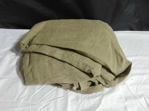 100% French Linen Duvet Cover � FullQueen - Moss  BOKSER HOME