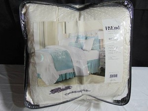 HiEnd Accents - Belle Sateen Cotton Comforter & Sham Set - Super King