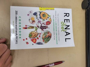 Renal Diet Cookbook - Selma Olson - Paperback - 200 Low SodiumPotassiumPhosphorus Kidney Recipes - Good (creased cover)