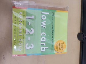 Low Carb 1-2-3 - Rozanne Gold - Paperback - 225 3-Ingredient Low-Carb Recipes (Rodale) - NEW (Sealed)
