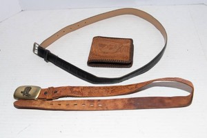 Leather Belts And Wallet