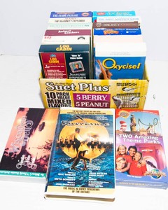 Vintage VHS Tapes  Movies, Exercise & Travel Tapes