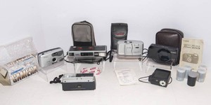 Various Vintage Cameras & Flash Units  Excell, Minolta, Bell & Howell, Canon & More