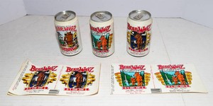 Bear Whiz Cans and Labels