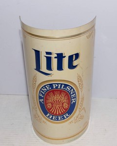 Miller Lite Metal Sign  1981