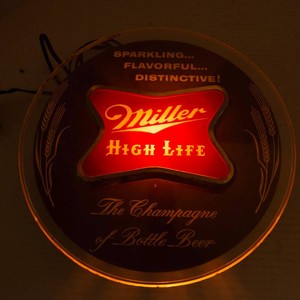 Miller High Life Light Up Beer Sign