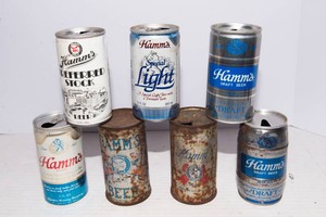Collection of Hamms Cans