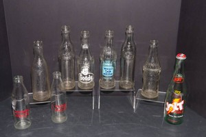 Various Vintage Pop Bottles