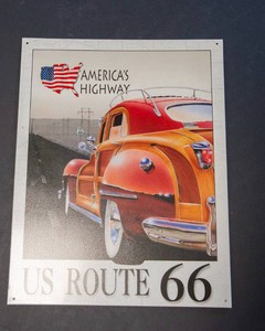 Metal Route 66 Sign