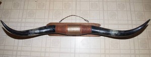 Leather Longhorn Mount