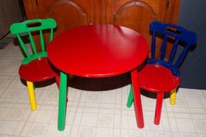 Childrens Table and Chairs