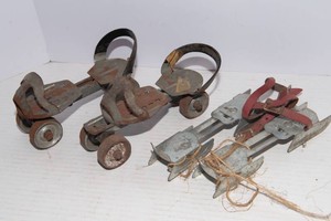 Vintage Skates and Roller Skates