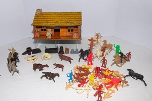 Tin Bar M Ranch and Accessories - 1950s