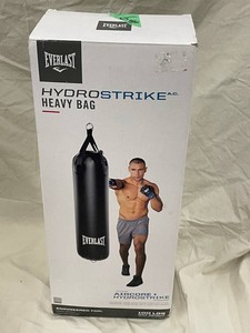 Everlast HydroStrike A.C. Heavy Bag With Foot Pump & Carabiner