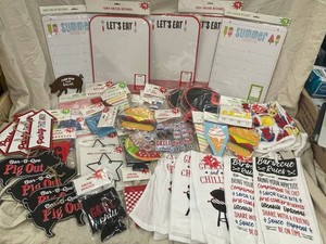 Summer and Barbecue Party Decor Mixed Lot