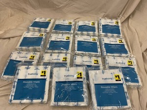Trueliving Reusable Wipes 8-Pack (Lot of 15)